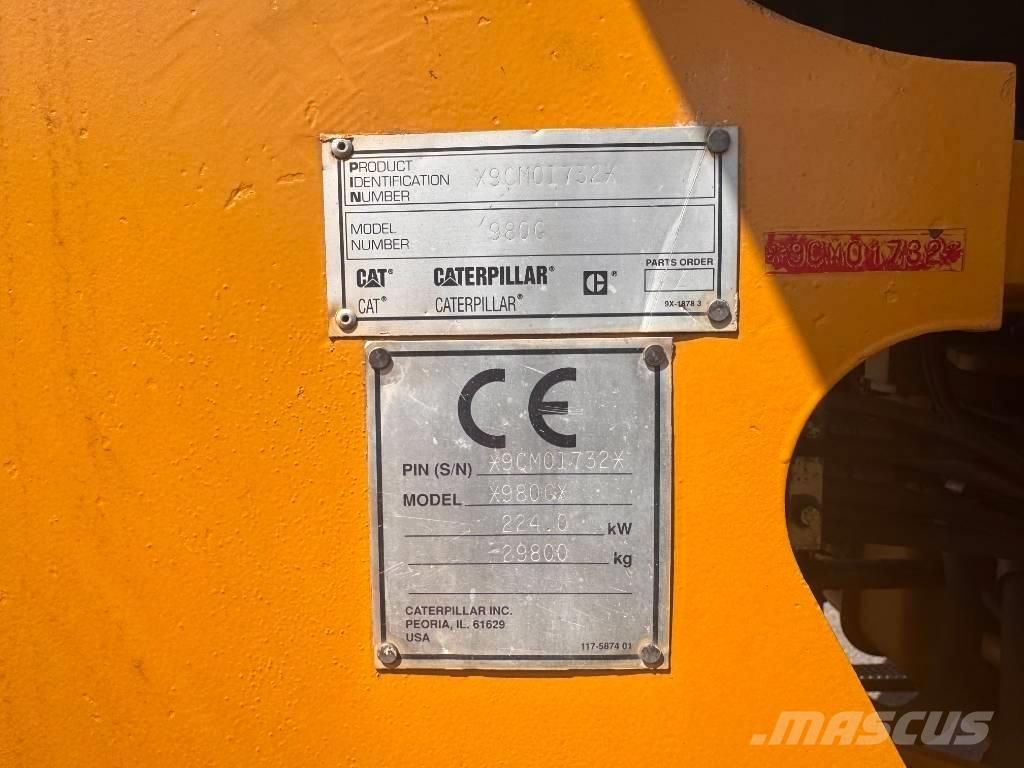 CAT 980 G Tekerlekli yükleyiciler