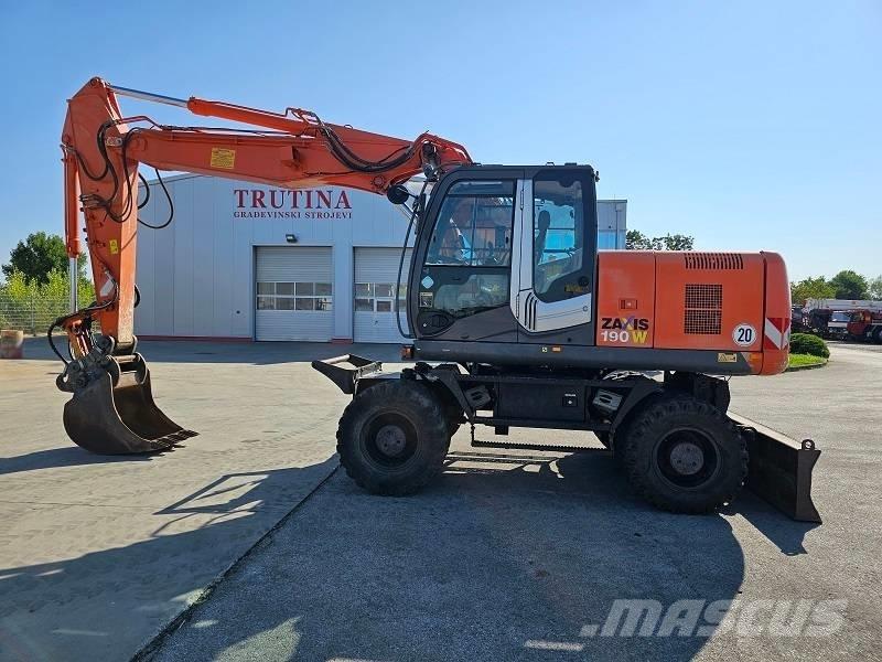 Hitachi ZX 190 W-3 Lastik tekerli ekskavatörler
