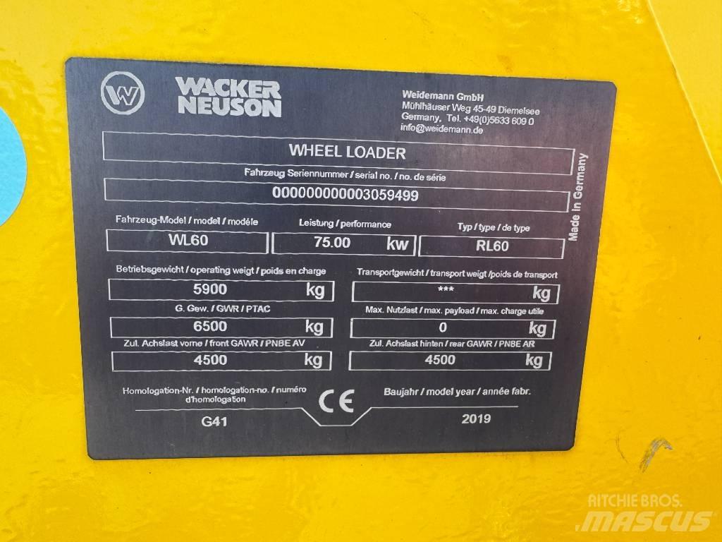 Wacker Neuson WL60 Tekerlekli yükleyiciler