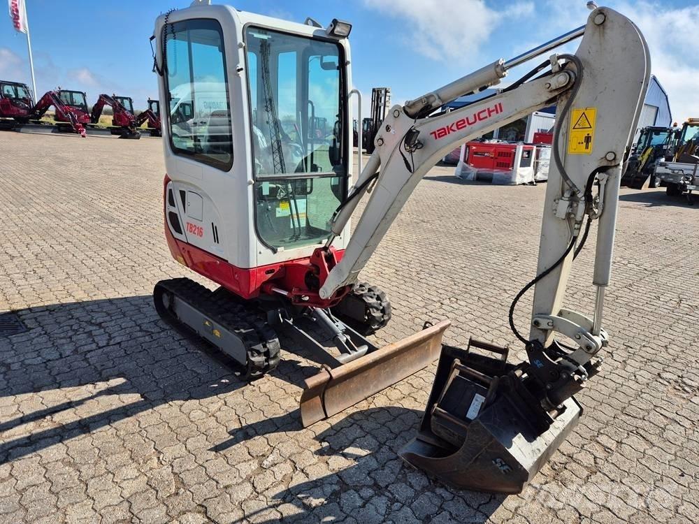 Takeuchi TB 216 Mini ekskavatörler, 7 tona dek