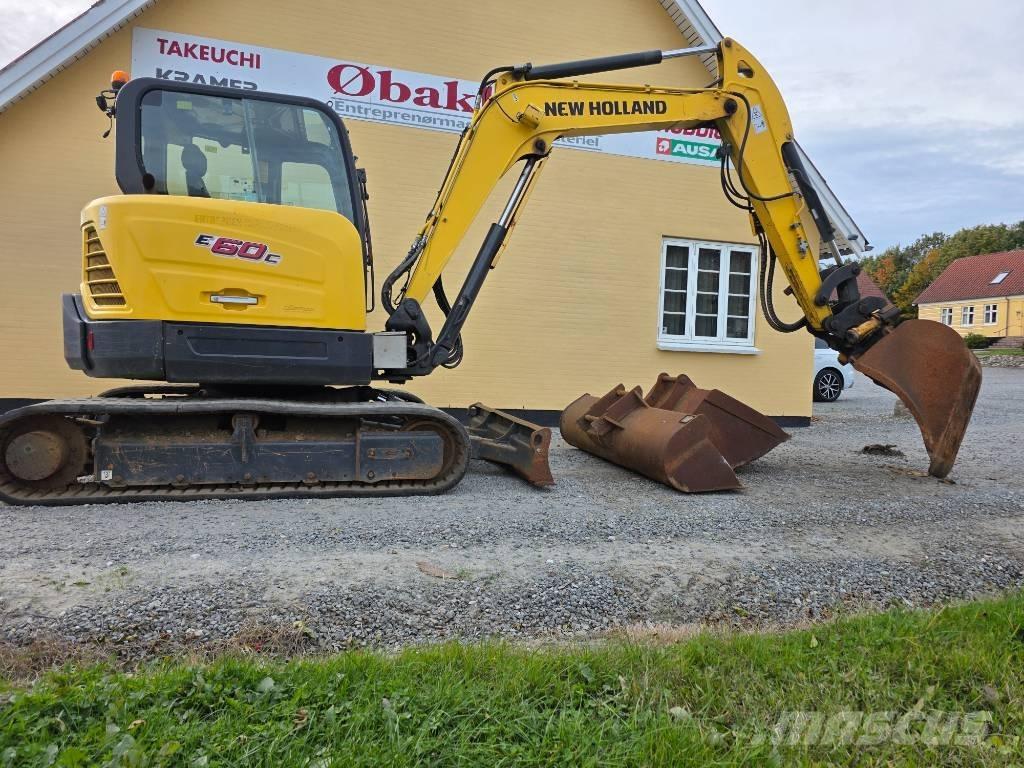 New Holland E60C Mini ekskavatörler, 7 tona dek