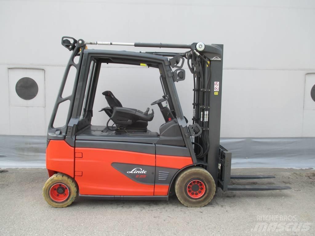 Linde E25L Elektrikli forkliftler