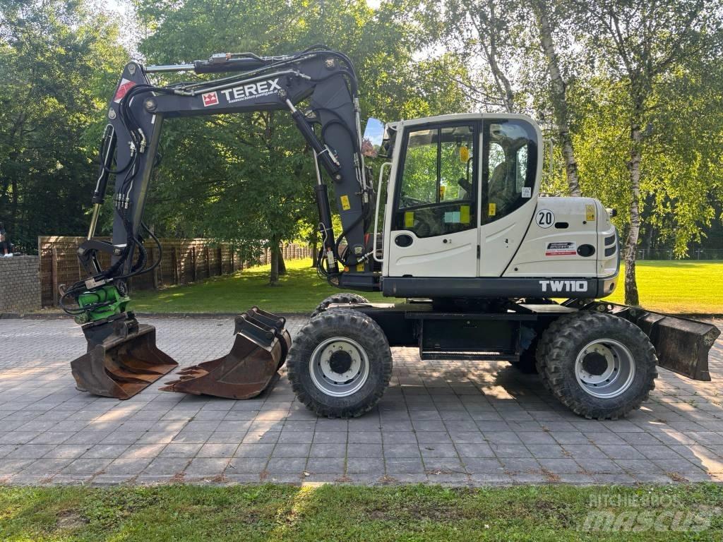 Terex TW 110 Lastik tekerli ekskavatörler
