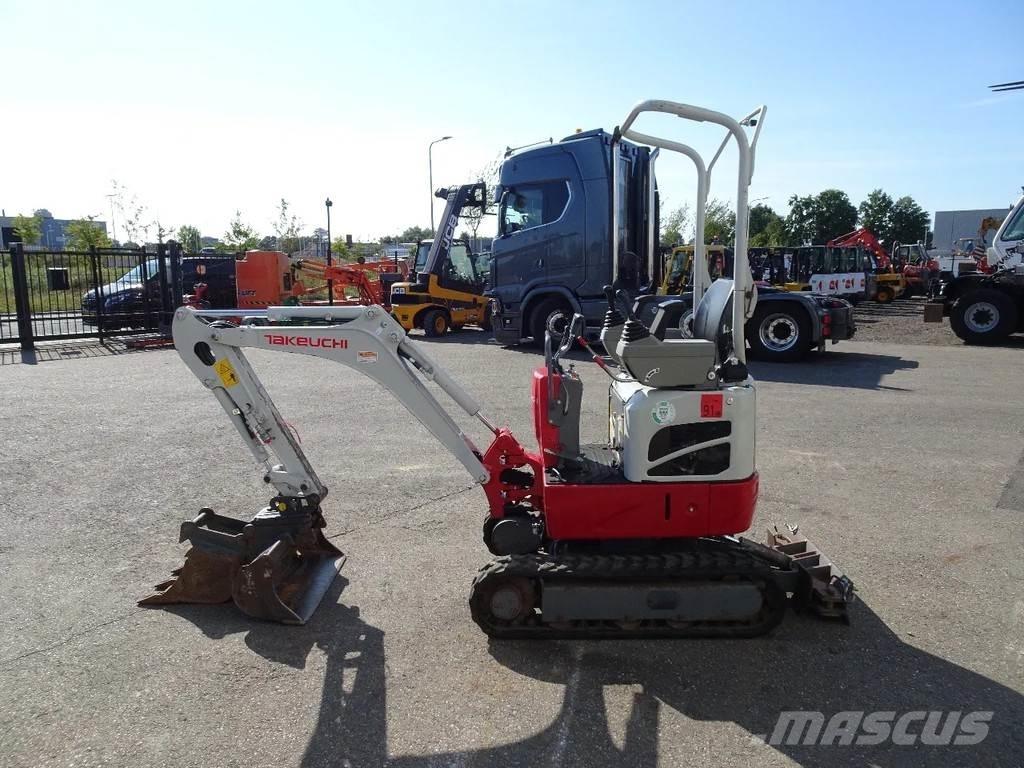 Takeuchi TB210 Mini ekskavatörler, 7 tona dek