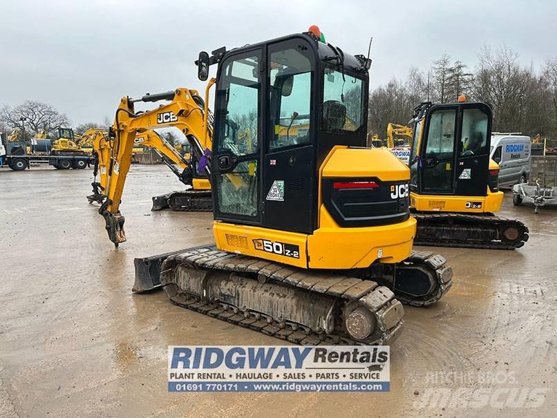 JCB 50 Z-2 Mini ekskavatörler, 7 tona dek