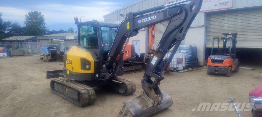 Volvo ECR 50 Mini ekskavatörler, 7 tona dek