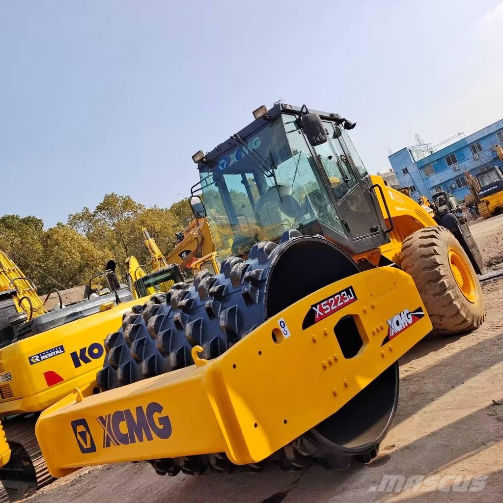 XCMG XS 223 J Tek tamburlu silindirler