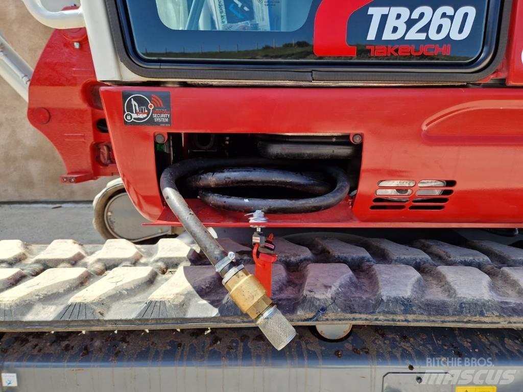 Takeuchi TB 260 Mini ekskavatörler, 7 tona dek