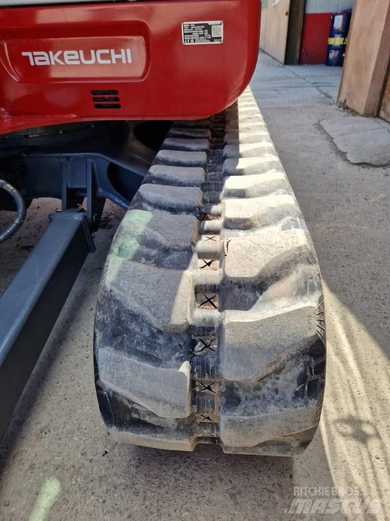 Takeuchi TB 260 Mini ekskavatörler, 7 tona dek