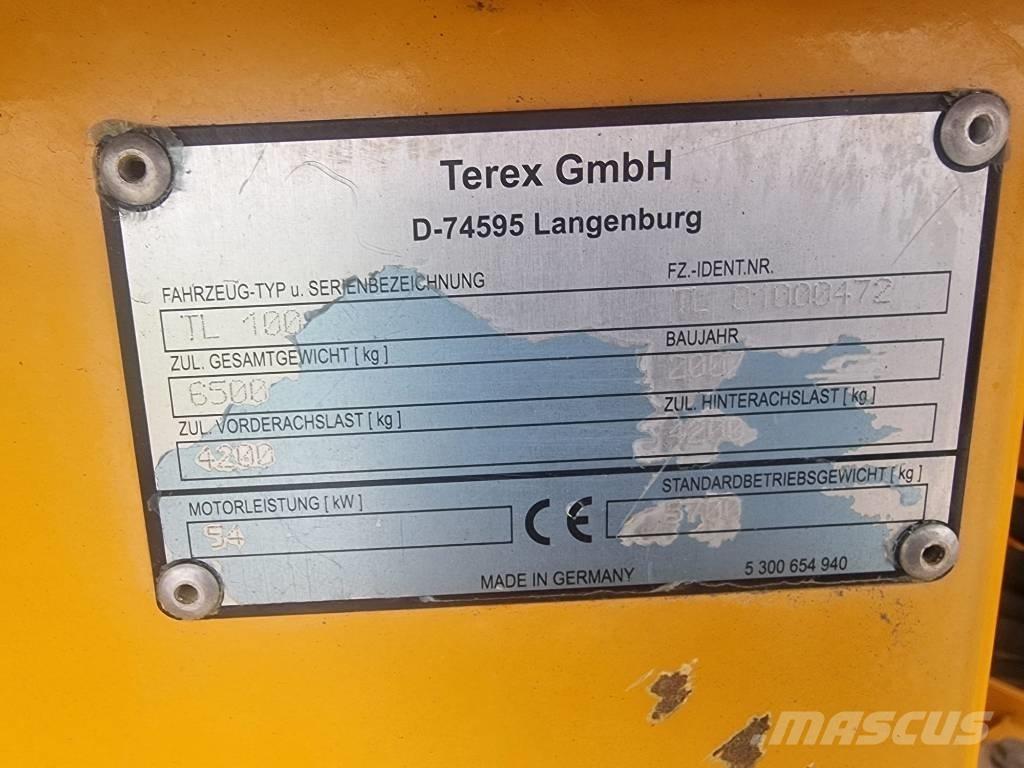Terex TL 100 Tekerlekli yükleyiciler