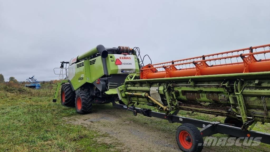 CLAAS Lexion 670 Biçerdöverler