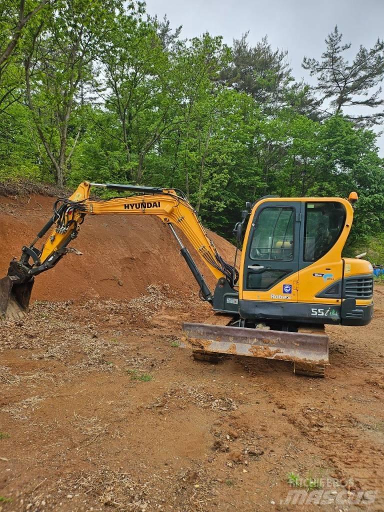 Hyundai Robex 55 Mini ekskavatörler, 7 tona dek