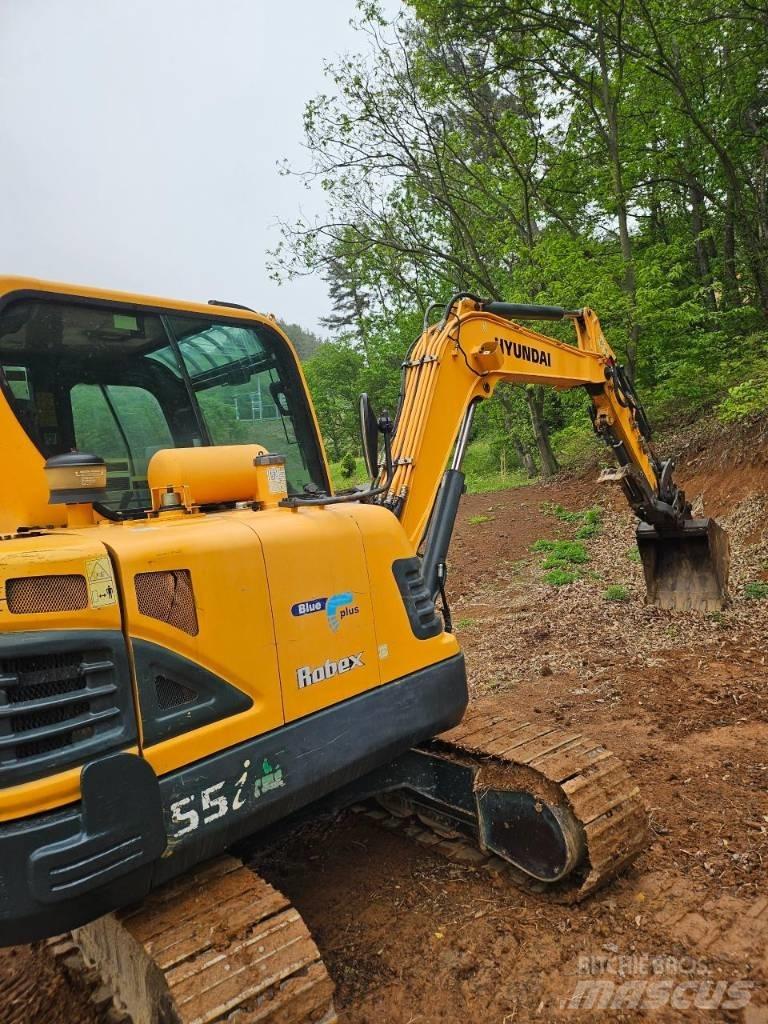 Hyundai Robex 55 Mini ekskavatörler, 7 tona dek