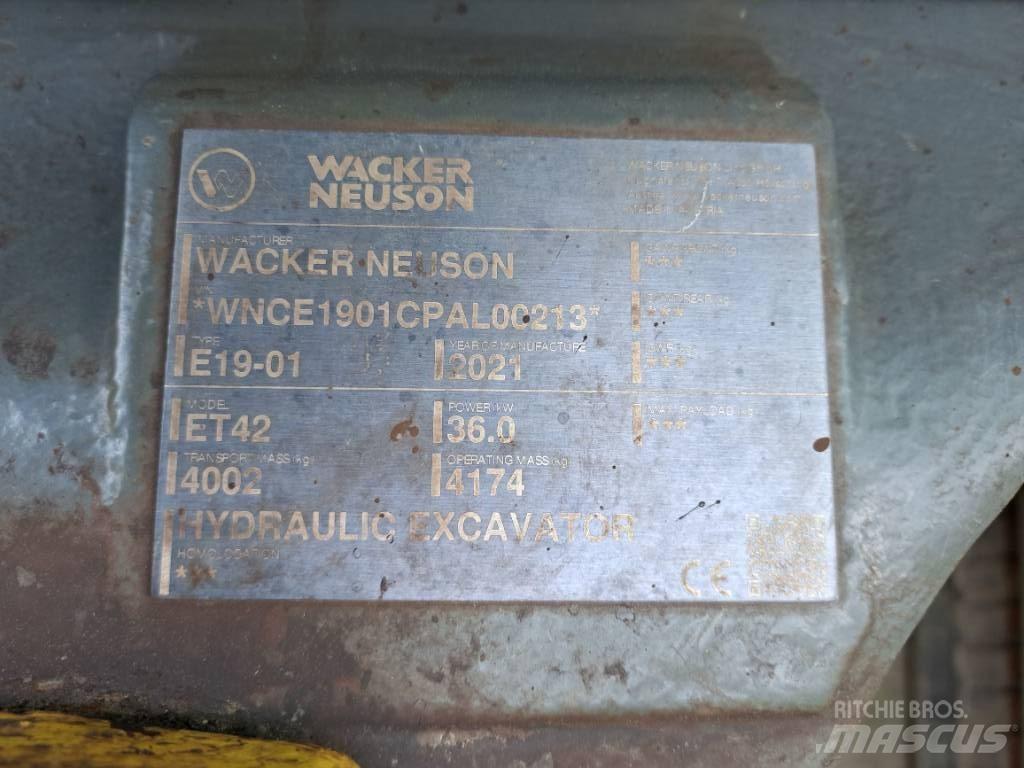 Wacker Neuson ET42 Paletli ekskavatörler