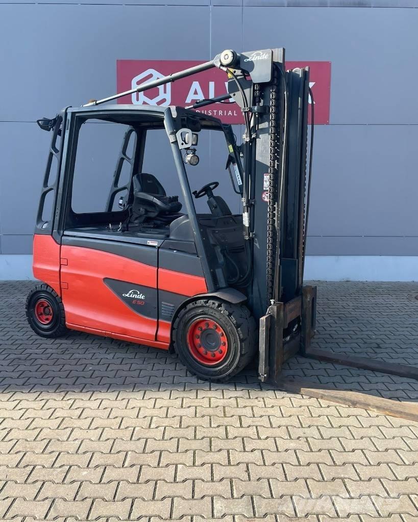 Linde E 50 Elektrikli forkliftler