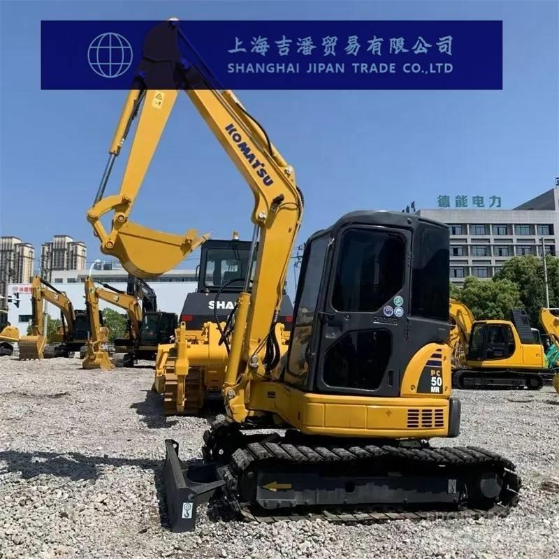 Komatsu PC 50 MR Mini ekskavatörler, 7 tona dek