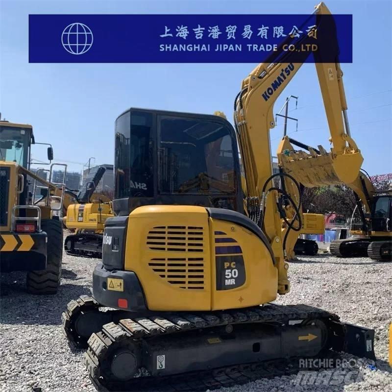 Komatsu PC 50 MR Mini ekskavatörler, 7 tona dek