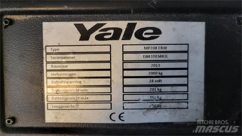 Yale MP20X 2013 Düsük seviye kaldirici