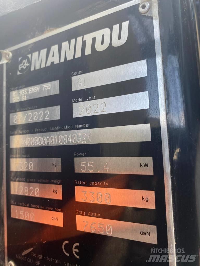 Manitou MT 933 Easy Teleskopik yükleyiciler