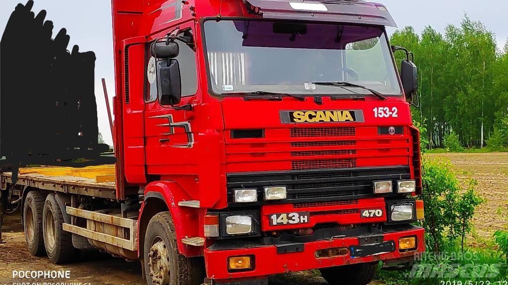 Scania 143 H 470 Tomruk kamyonlari