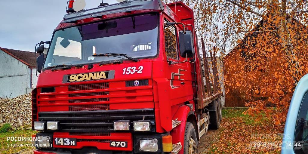 Scania 143 H 470 Tomruk kamyonlari