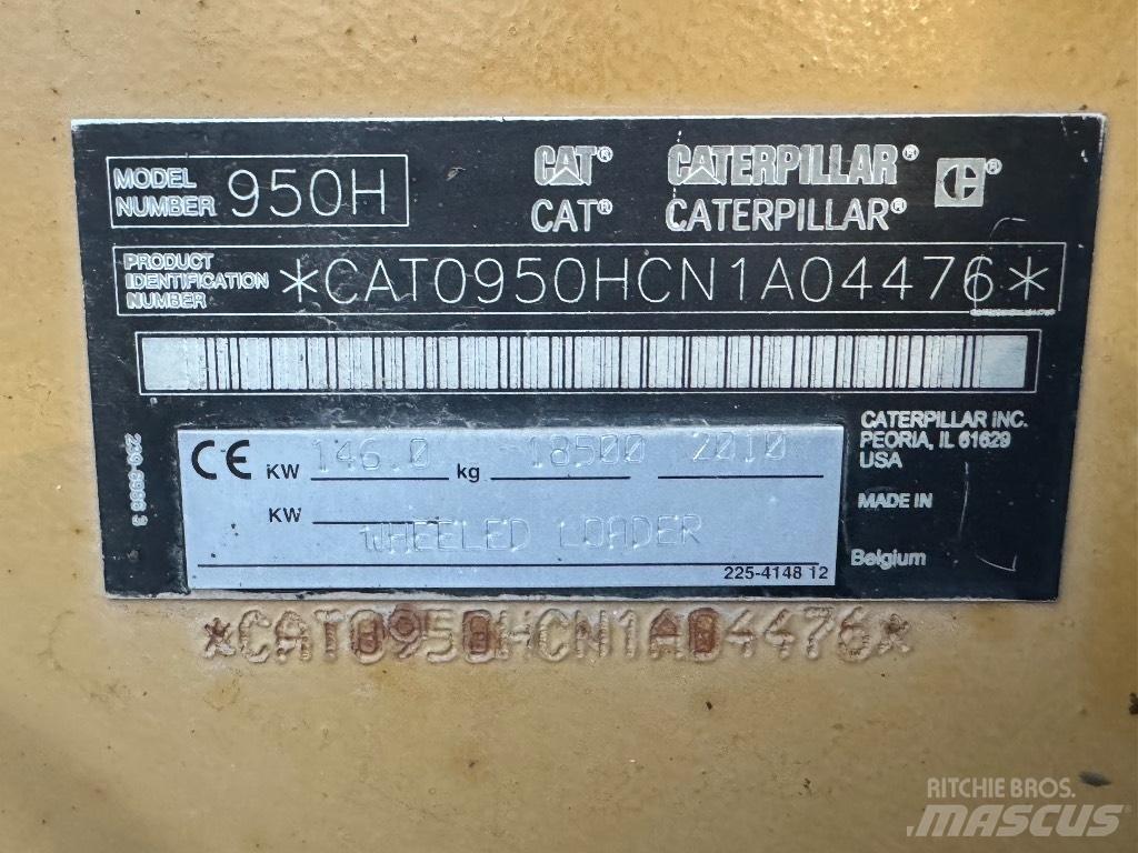 CAT 950H Tekerlekli yükleyiciler