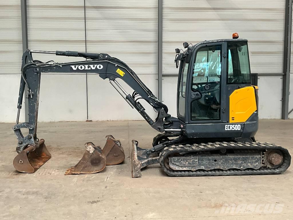 Volvo ECR 50 D Mini ekskavatörler, 7 tona dek