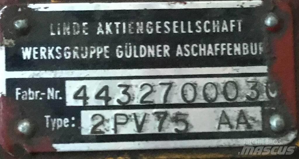 Linde 2PV75 AA Hidrolik