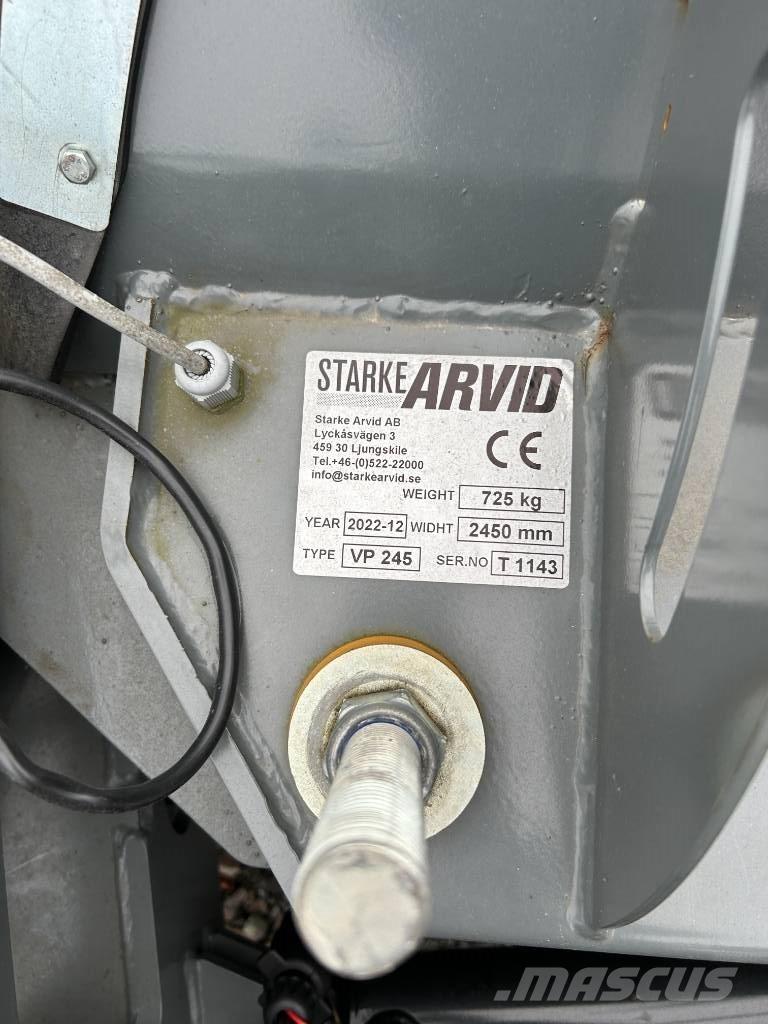 Fjärås 245 vikplog Kar düzleyiciler
