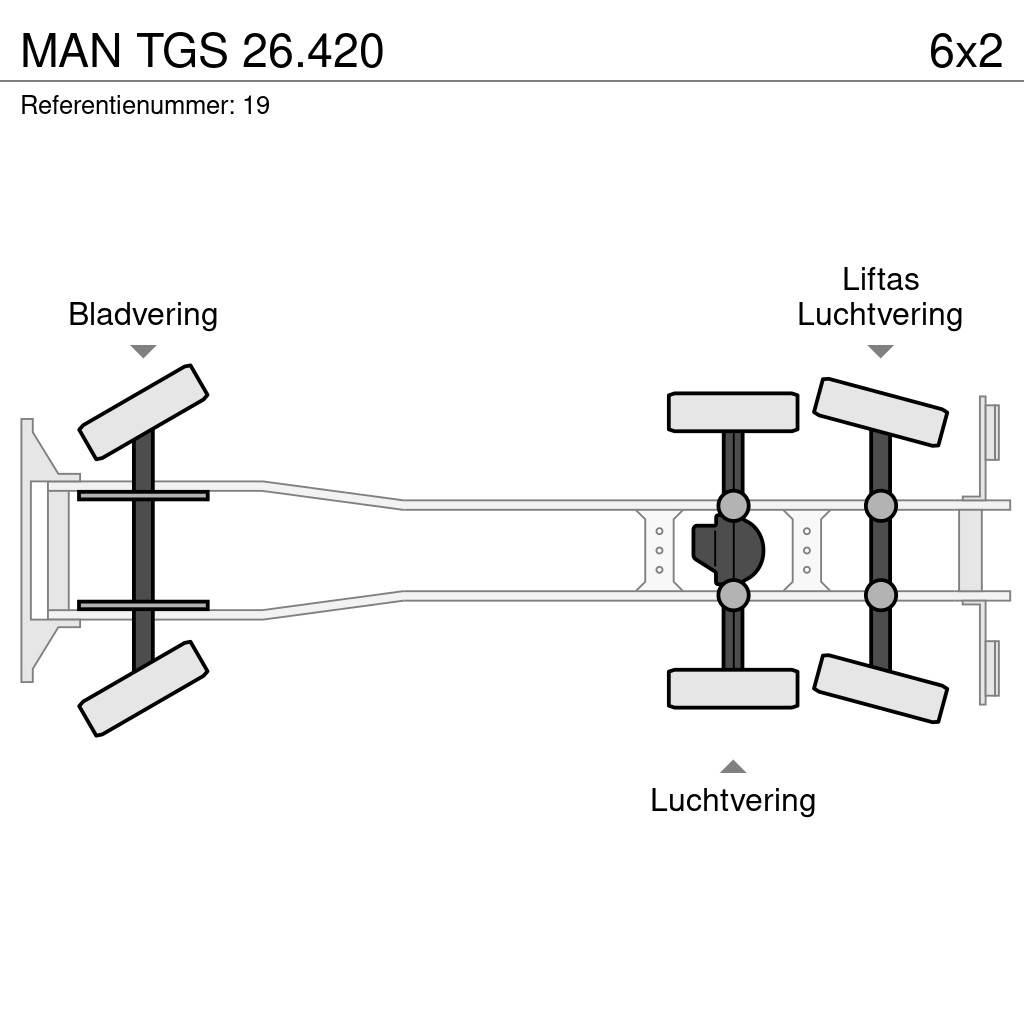MAN TGS 26.420 Vinçli kamyonlar