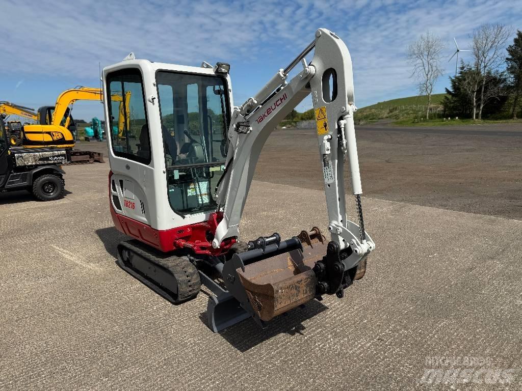 Takeuchi TB 216 Mini ekskavatörler, 7 tona dek