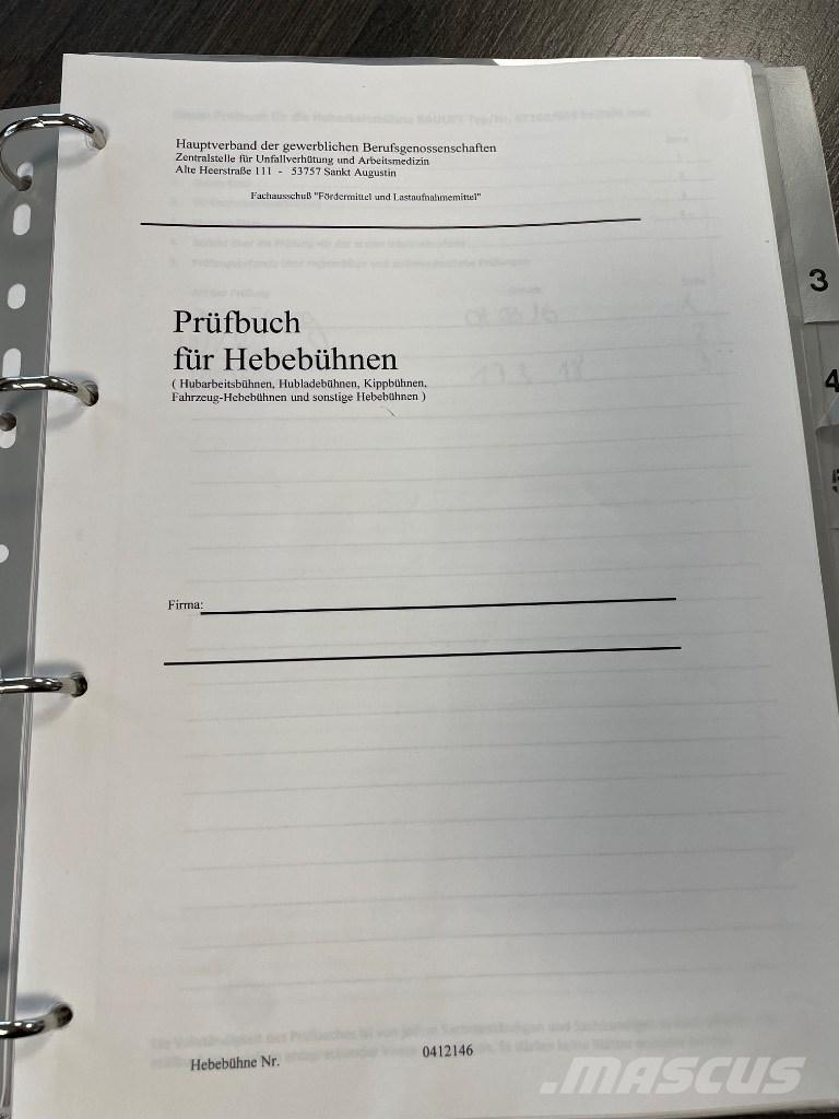 Bluelift SA 16 SOLD Körüklü personel platformları