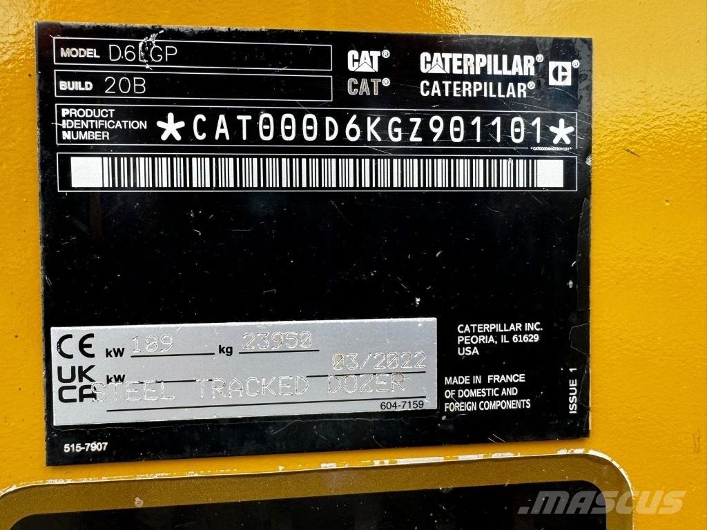 CAT D 6 LGP Paletli dozerler