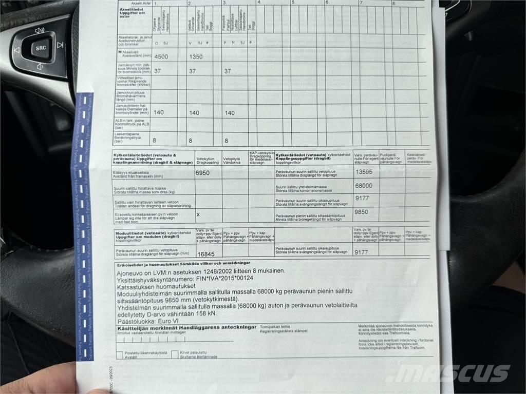 Scania R 520 6X2 Vinçli kamyonlar