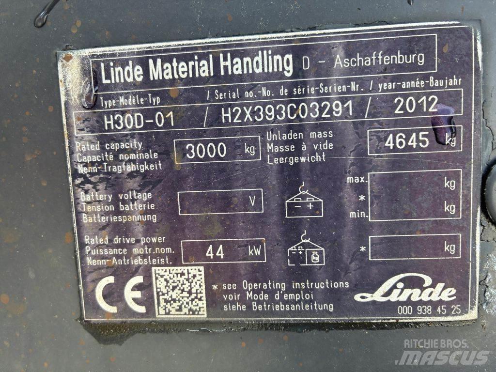 Linde H 30D01 Dizel forkliftler
