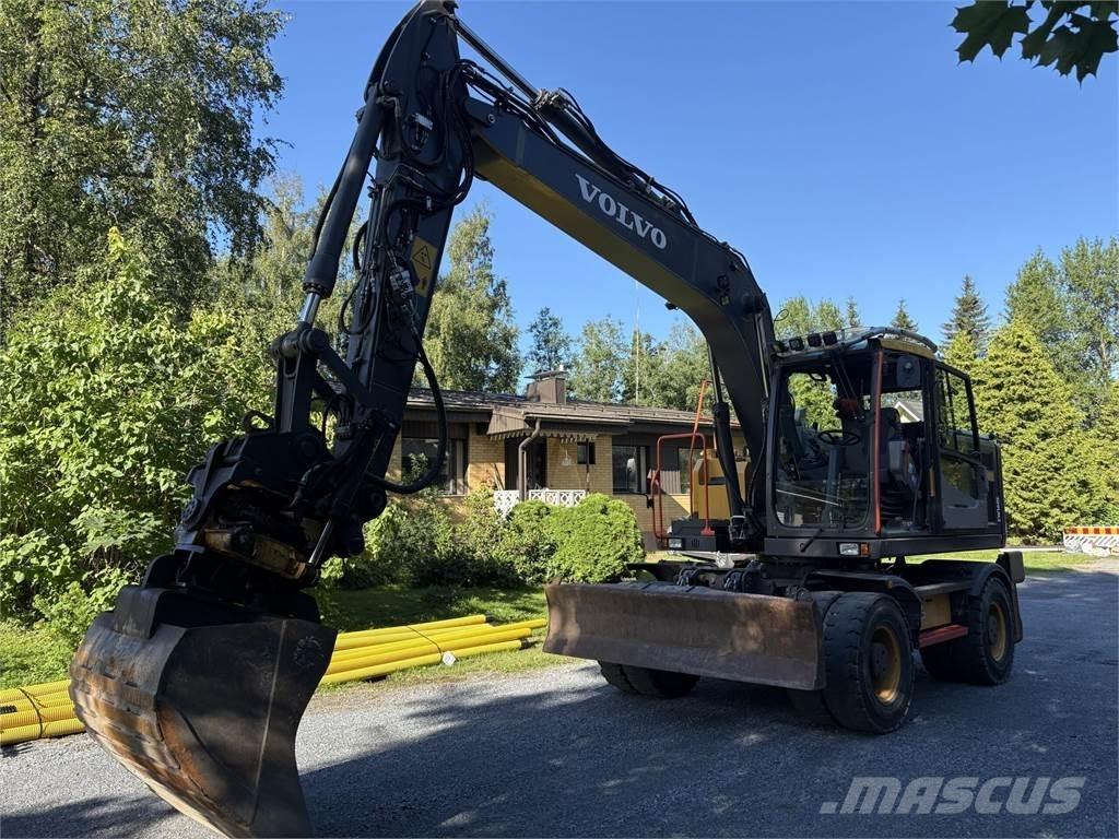 Volvo EW160E Lastik tekerli ekskavatörler