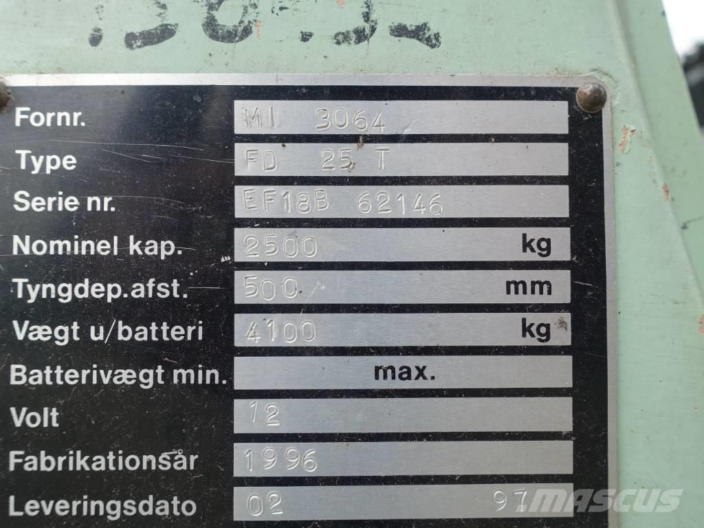 Mitsubishi FD 25 T Dizel forkliftler