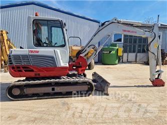 Takeuchi TB250 Mini ekskavatörler, 7 tona dek