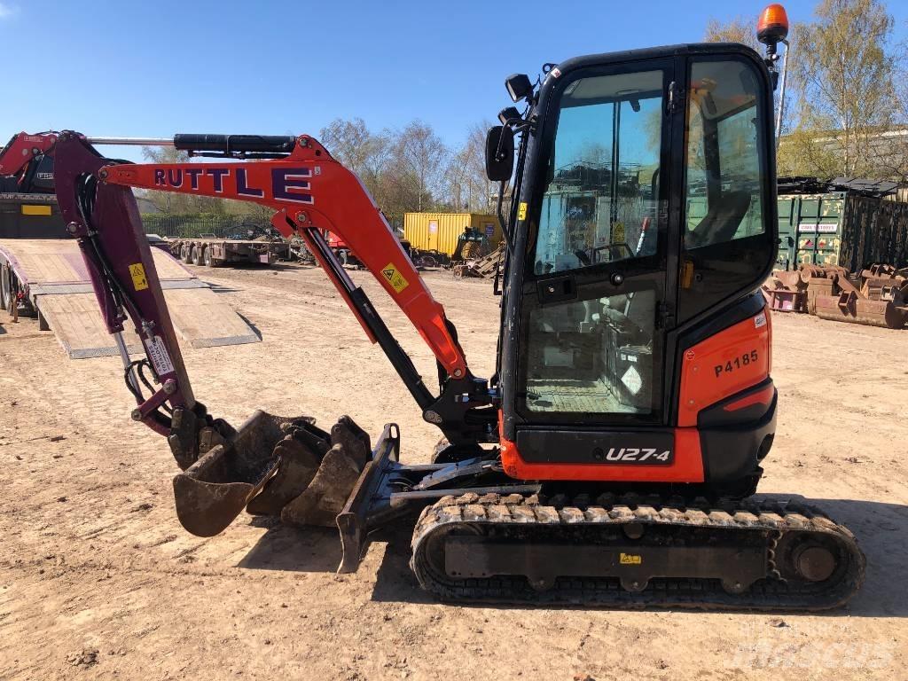 Kubota U 27-4 Mini ekskavatörler, 7 tona dek