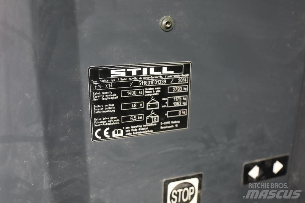 Still FMX14 Reach truck - depo içi istif araçları