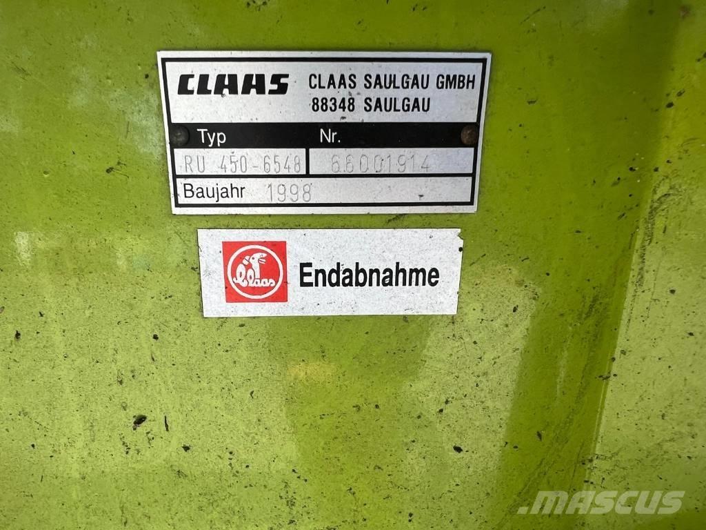 CLAAS RU 450 Kendi yürür silaj makinalari