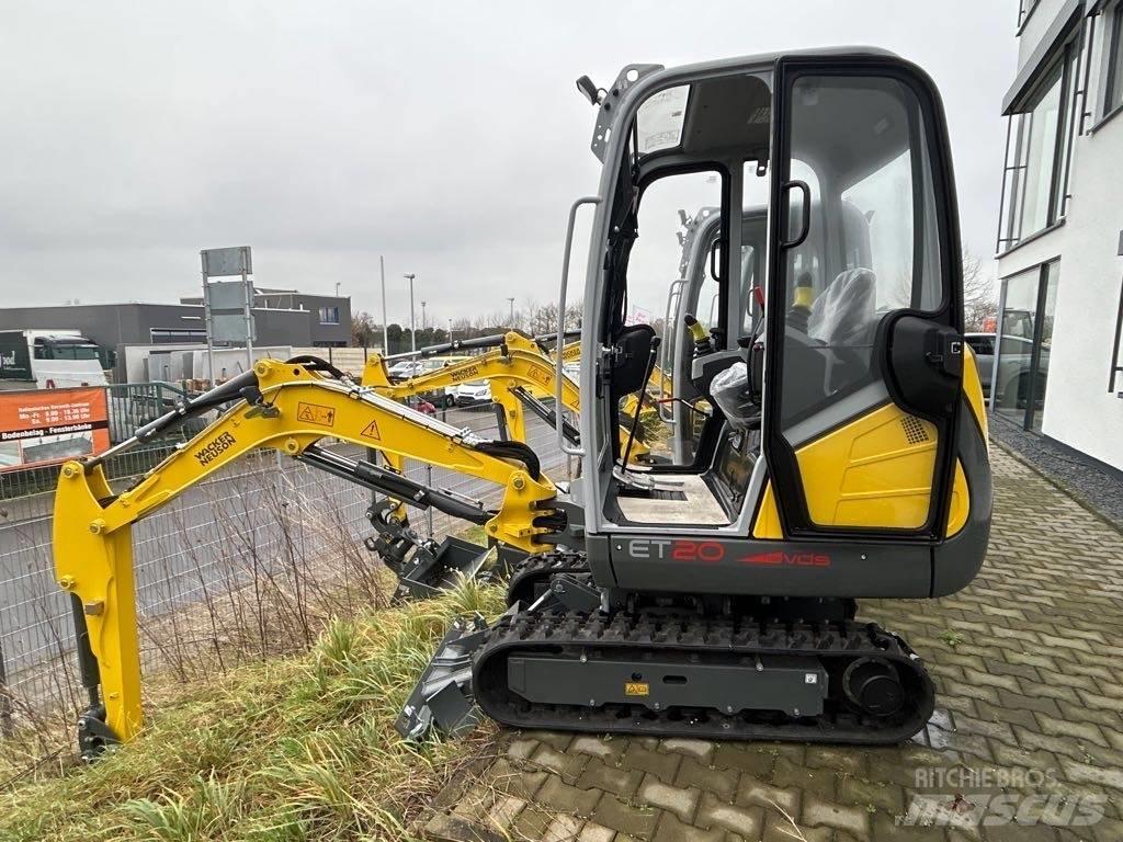 Wacker Neuson ET20 Paletli ekskavatörler