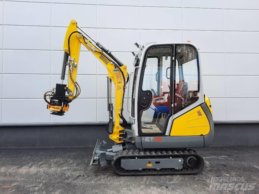 Wacker Neuson ET 18 Mini ekskavatörler, 7 tona dek