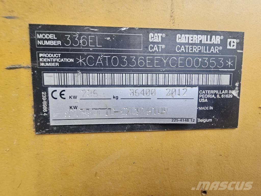 CAT 336EL / 330 336FL Paletli ekskavatörler