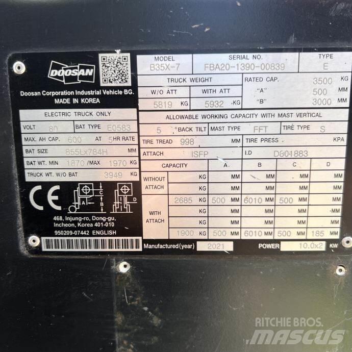 Doosan B35X-7 Diger