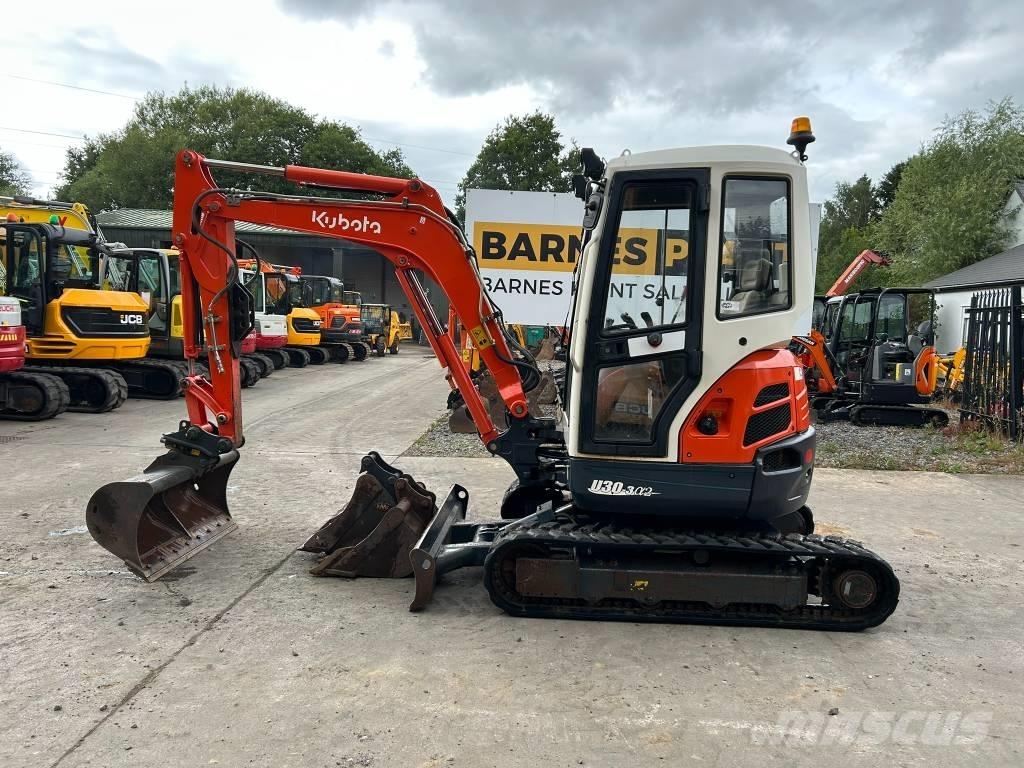 Kubota U 30-3 Mini ekskavatörler, 7 tona dek