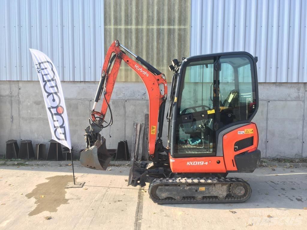 Kubota KX 019-4 Mini ekskavatörler, 7 tona dek