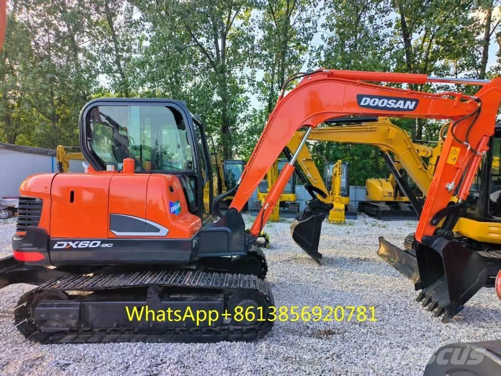 Doosan DX 60 Mini ekskavatörler, 7 tona dek
