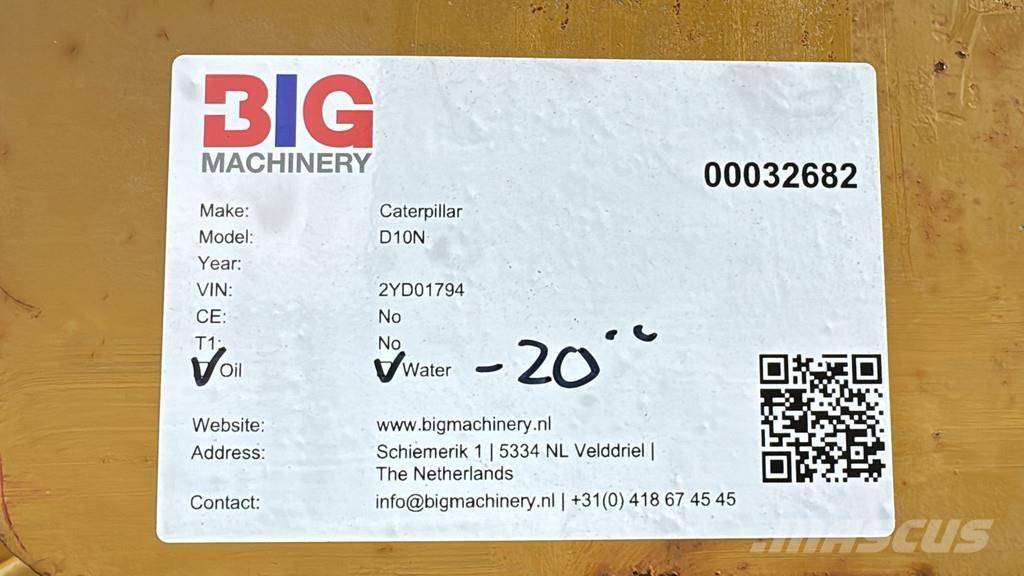 CAT D10N Paletli dozerler