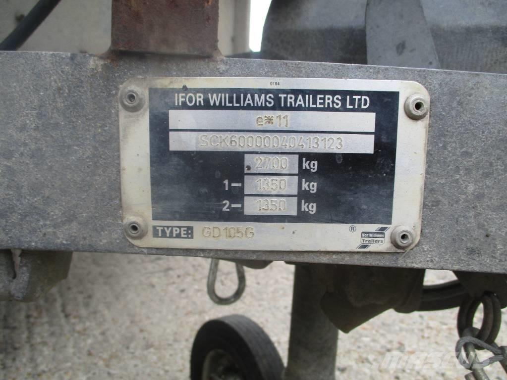 Ifor Williams GD105G Flatbed römorklar